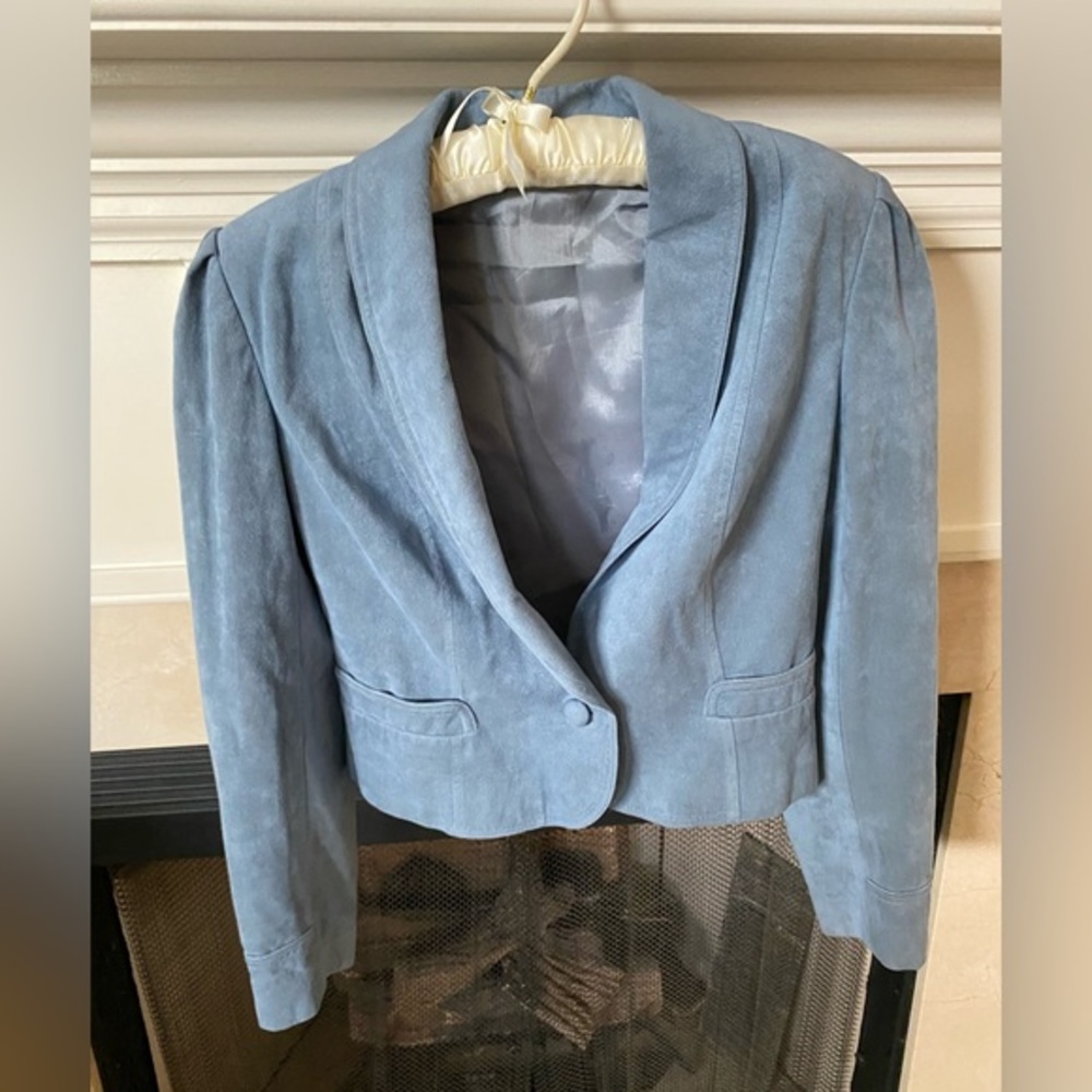 Vintage jacket blue color
